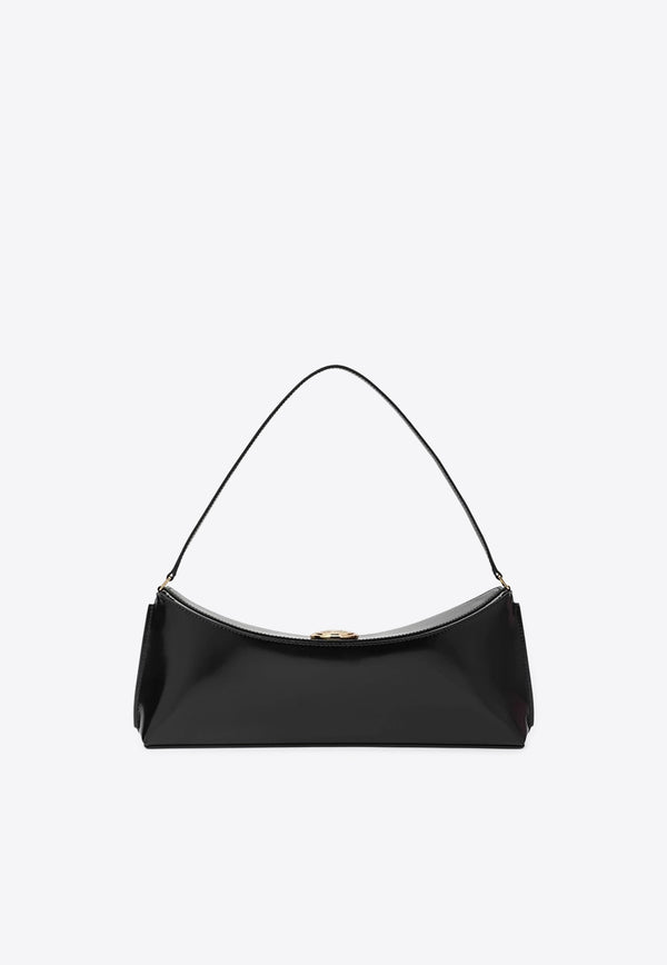 Jacquemus Ovalo Leather Clutch Bag Black 25HBAW00438AC18A01/R_JACQM-990