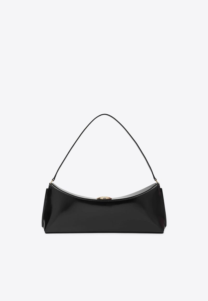 Jacquemus Ovalo Leather Clutch Bag Black 25HBAW00438AC18A01/R_JACQM-990