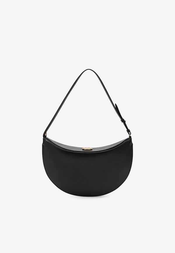 Jacquemus Small Ovalo Leather Shoulder Bag Black 25HBAW00444AC18A08/R_JACQM-990