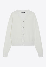 Jacquemus Wool-Blend Buttoned Cardigan White 25HCDW00816AK00299/R_JACQM-110