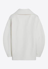Jacquemus Wool Double-Breasted Coat  White 25HCOW00103AW00429/R_JACQM-110