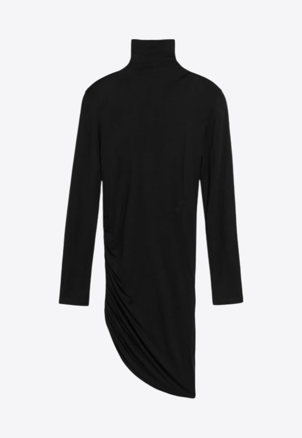 Jacquemus Spallina Draped Mini Dress Black 25HDRW00710AJ00234_JACQM-990