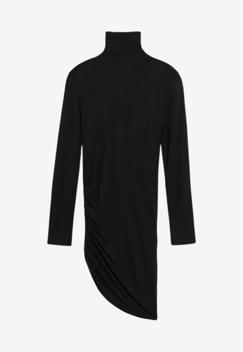Jacquemus Spallina Draped Mini Dress Black 25HDRW00710AJ00234_JACQM-990
