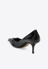 Jacquemus Tourni 80 Smooth Leather Pumps Black 25HFOW00178AC18A07/R_JACQM-990