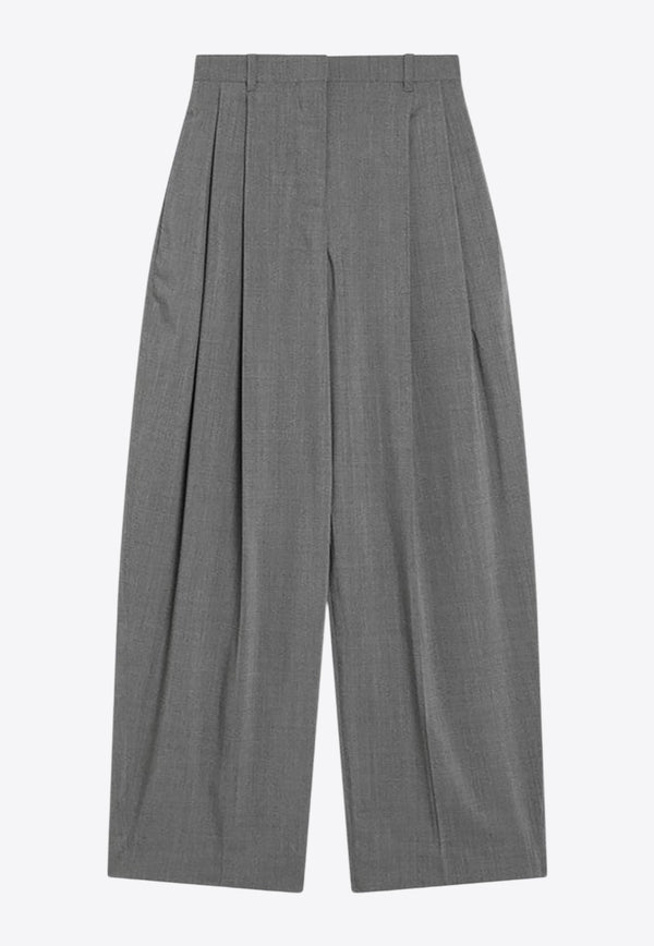 Jacquemus Pleated Wool Pants Gray 25HPAW00615AW00653/R_JACQM-950