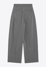 Jacquemus Pleated Wool Pants Gray 25HPAW00615AW00653/R_JACQM-950