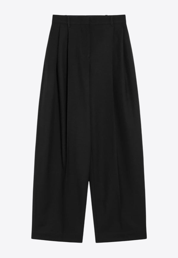 Jacquemus Pleated Wool Pants Black 25HPAW00615AW00705/R_JACQM-990