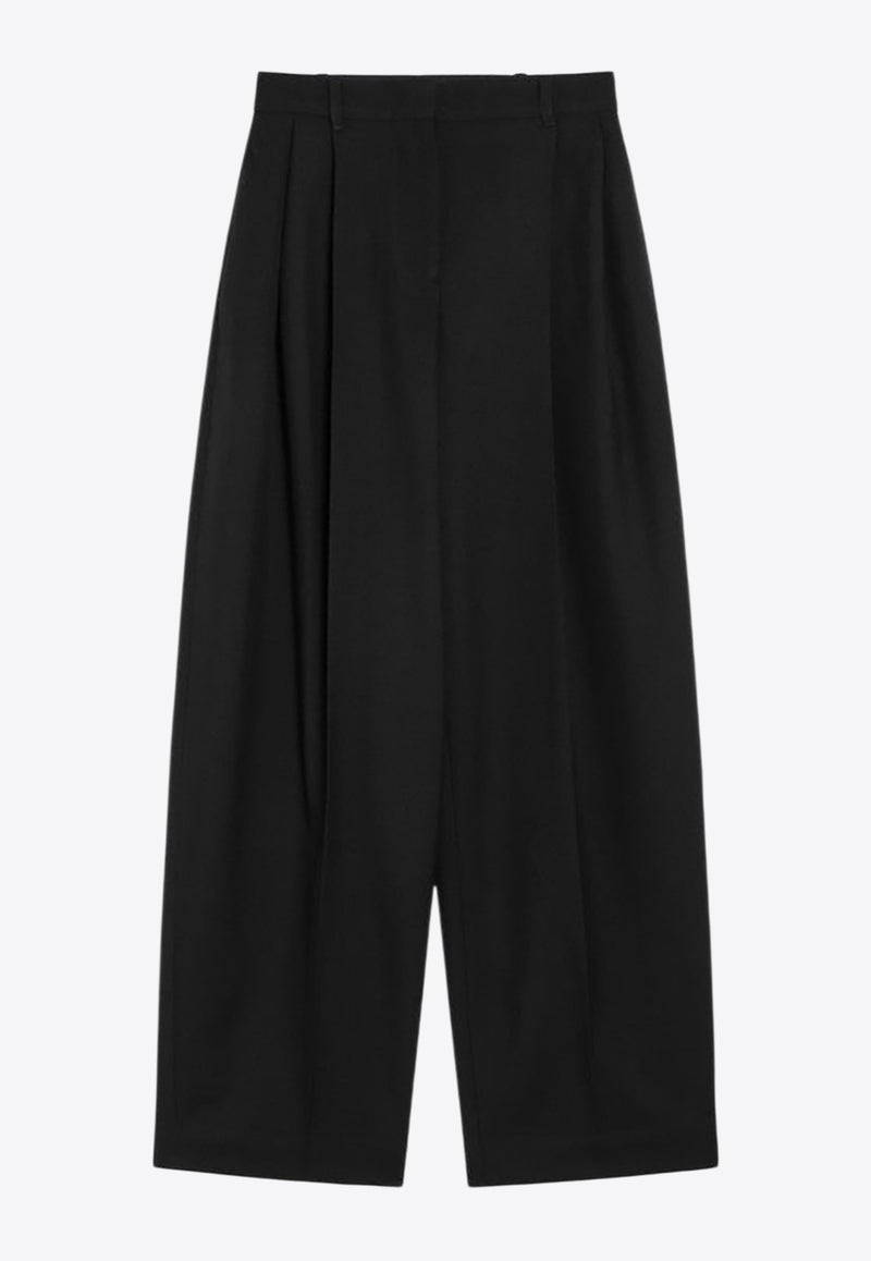 Jacquemus Pleated Wool Pants Black 25HPAW00615AW00705/R_JACQM-990