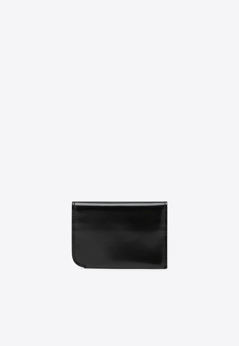 Jacquemus Curved Calf Leather Cardholder Black 25HSLU00349AC18A01/R_JACQM-990