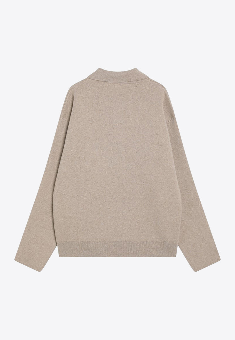 Jacquemus Wool-Blend Polo Sweater 25HSWM00609AK00276/R_JACQM-150