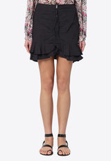 Isabel Marant Etoile Breenea Mini Ruffled Skirt Black 25PJU0301FAC1J06E/Q_ISAET-01BK