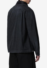 Sacai Buttoned Denim Jacket Black 26-03928MDE/S_SACAI-001