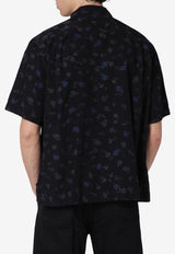 Sacai Floral Print Buttoned Shirt Black 26-03977MVI/S_SACAI-001