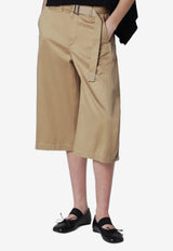 Sacai Chino Bermuda Shorts  Beige 26-08302CO/S_SACAI-651