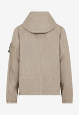 Logo Patch Zip-Up Jacket