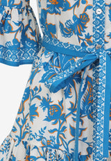 Printed Mini Shirt Dress