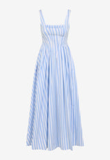 Filato Striped Midi Dress
