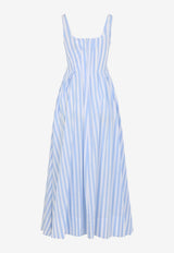 Filato Striped Midi Dress