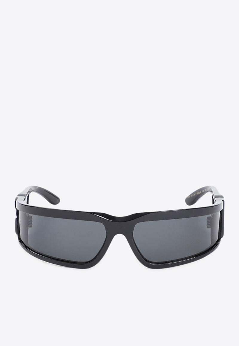 Plumped Rectangular Sunglasses