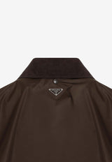 Logo-Plaque Trench Coat