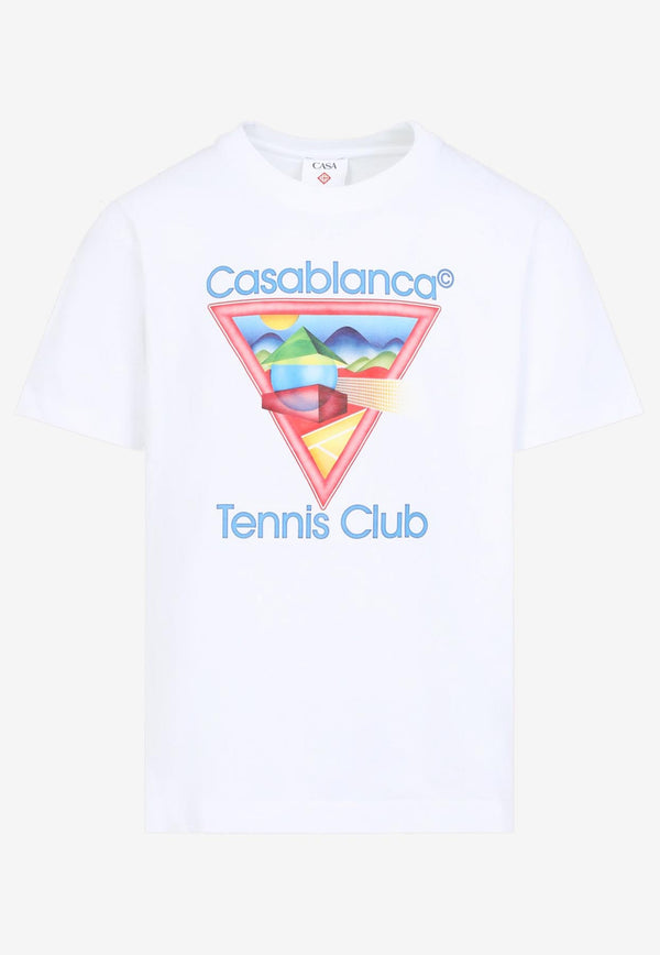 Tennis Club Icon Print T-shirt