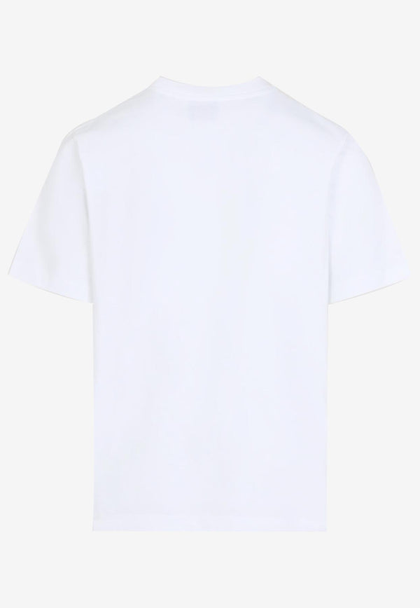 Mountains Print Short-Sleeved T-shirt