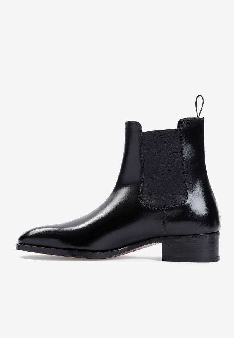 Hainaut Leather Chelsea Boots