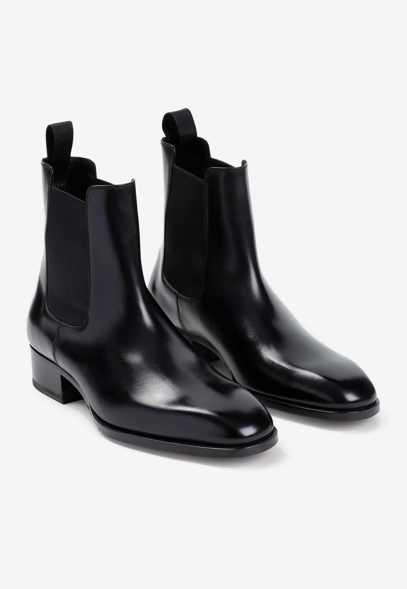 Hainaut Leather Chelsea Boots