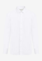 Long-Sleeved Poplin Shirt