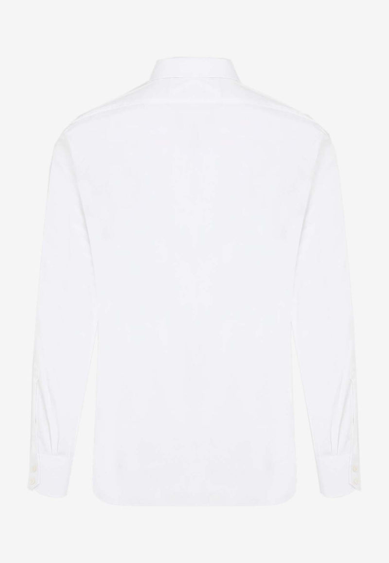 Long-Sleeved Poplin Shirt