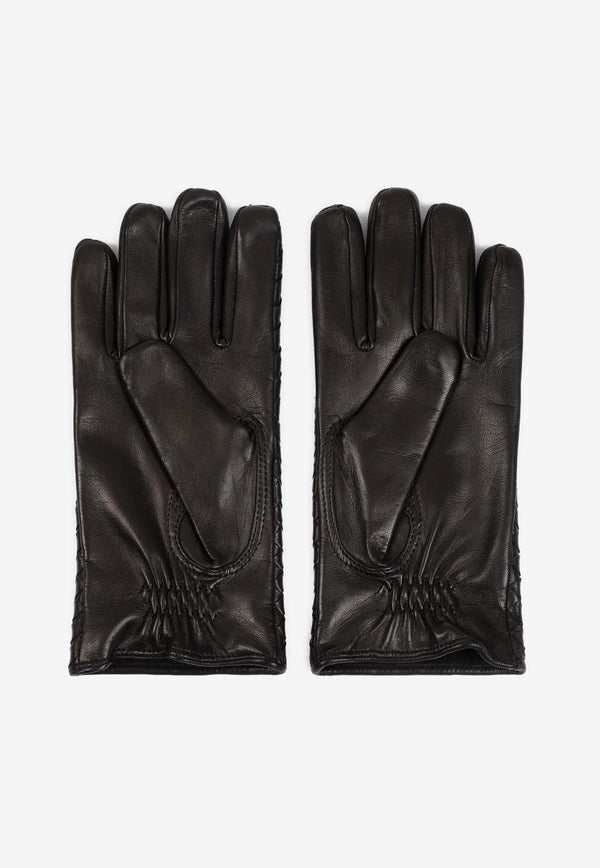 Intreccio Leather Gloves