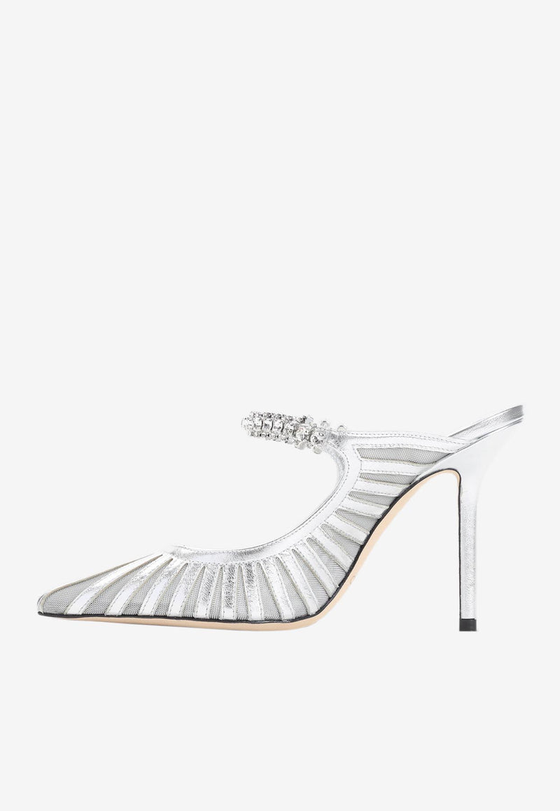 Bing 100 Crystal-Embellished Mules