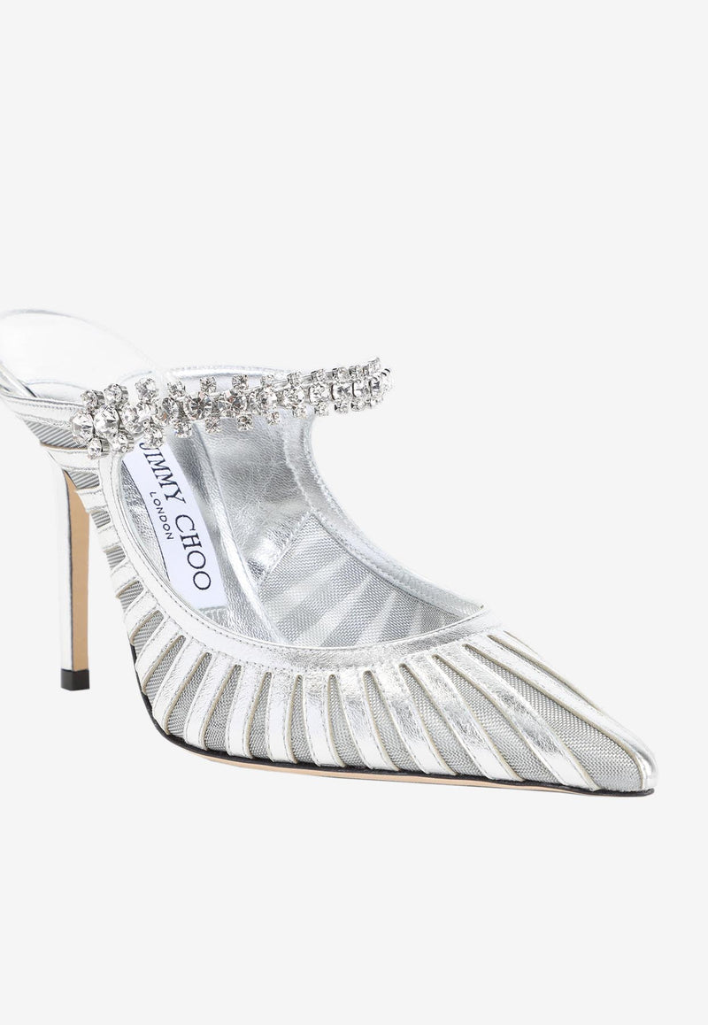 Bing 100 Crystal-Embellished Mules