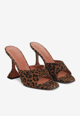 Lupita 95 Leopard Suede Mules