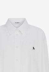 The Attico Oversized Asymmetric Shirt White 260WCH0000CCC052AA/S_ATTIC-870