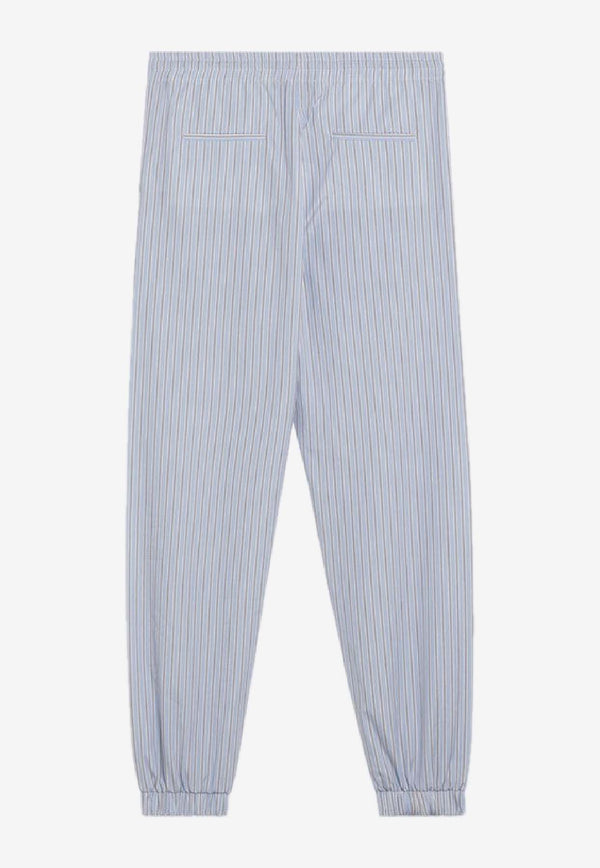 The Attico Striped Track Pants Light Blue 260WCP0025CCC127AA/S_ATTIC-264