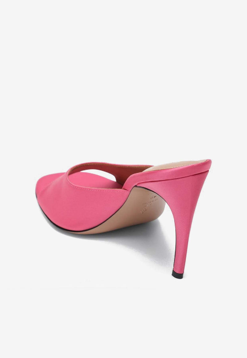 The Attico Betta 95 Leather Mules Pink 260WSH0088EEE106AA/S_ATTIC-149