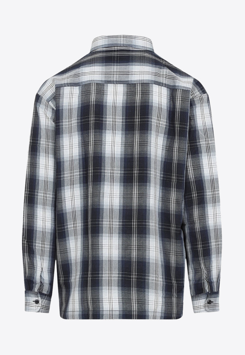 Checked Long-Sleeved Shirt