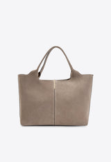Medium Suede Shoulder Bag
