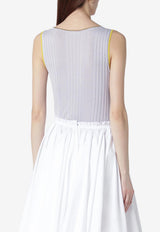 Roberto Collina Ribbed Knit Tank Top Lilac 261FXA28014VI/S_ROBER-33