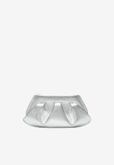 Themoirè Emera Metallic Clutch Bag Silver 261WTMBB0OOBL/S_THEMO-0018A
