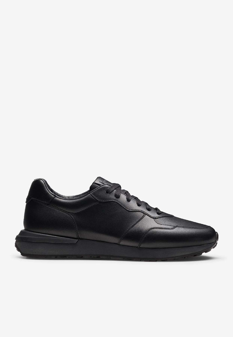 MAGNANNI Syros Leather Low-Top Sneakers Black 26313_BLACK