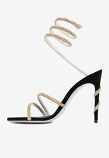 Margot 105 Crystal Spiral Sandals