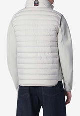 Parajumpers Quilted Zip-Up Vest  Gray 26SMPMPUSL01NY/S_PARA-0269