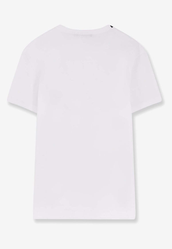 Dolce & Gabbana Logo Patch T-shirt White G8PT1ZG7PZUW0800_White_40005146