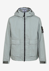 Logo Patch Zip-Up Jacket