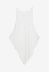 Scarf Top in Silk and Wool