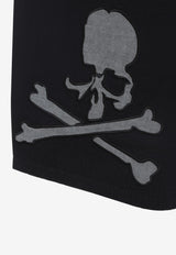 Wide-Leg Easy Denim Shorts