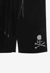 Skull Print Bermuda Shorts