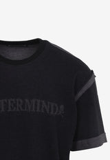 Cut-Off Logo Faded T-shirt